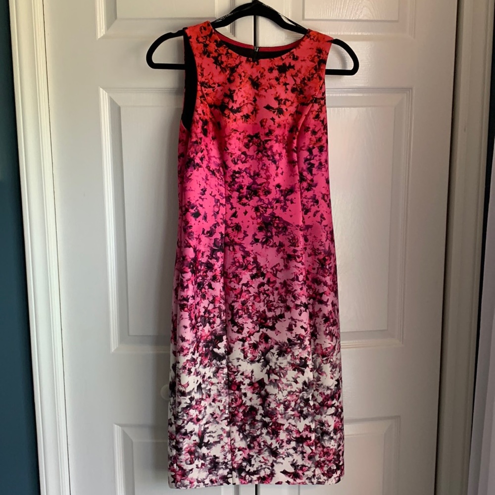 Vince Camuto Pink Floral Dress - Size 6